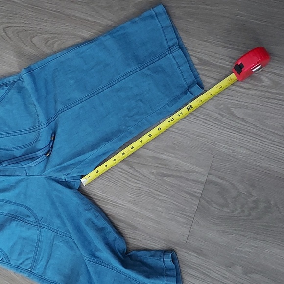 Lee Relaxed Fit Mid Wise Capri jeans blue 10 medium - Picture 12 of 12